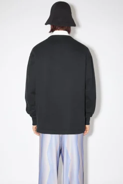 Logo-Pullover Mit Rundhalsausschnitt