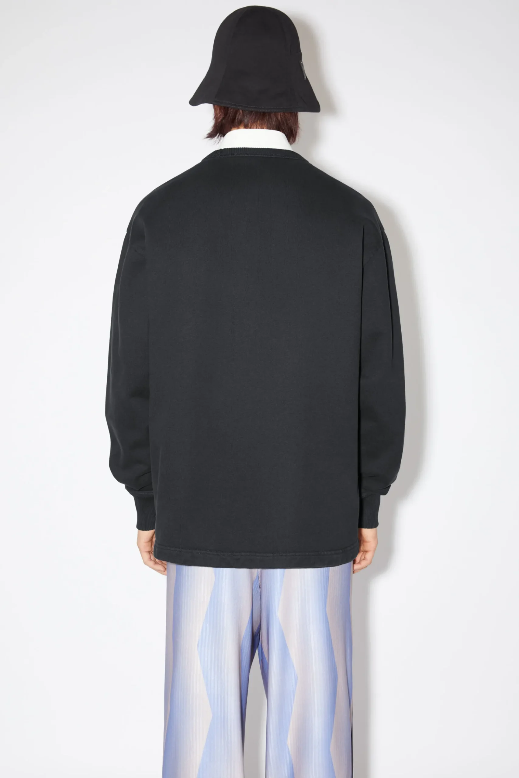 Logo-Pullover Mit Rundhalsausschnitt