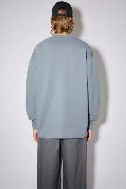Logo-Pullover Mit Rundhalsausschnitt