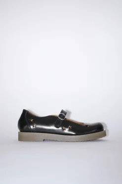 Mary-Jane-Pumps Aus Leder