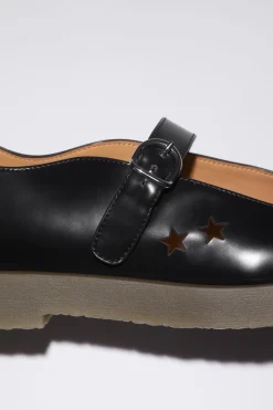 Mary-Jane-Pumps Aus Leder