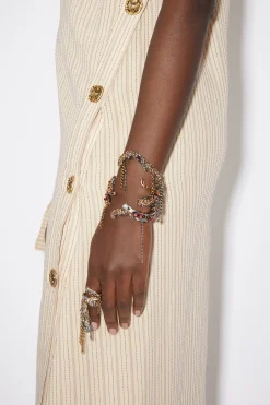 Mixed Textured Cuff Bracelet