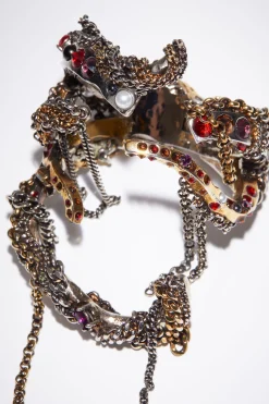 Mixed Textured Cuff Bracelet