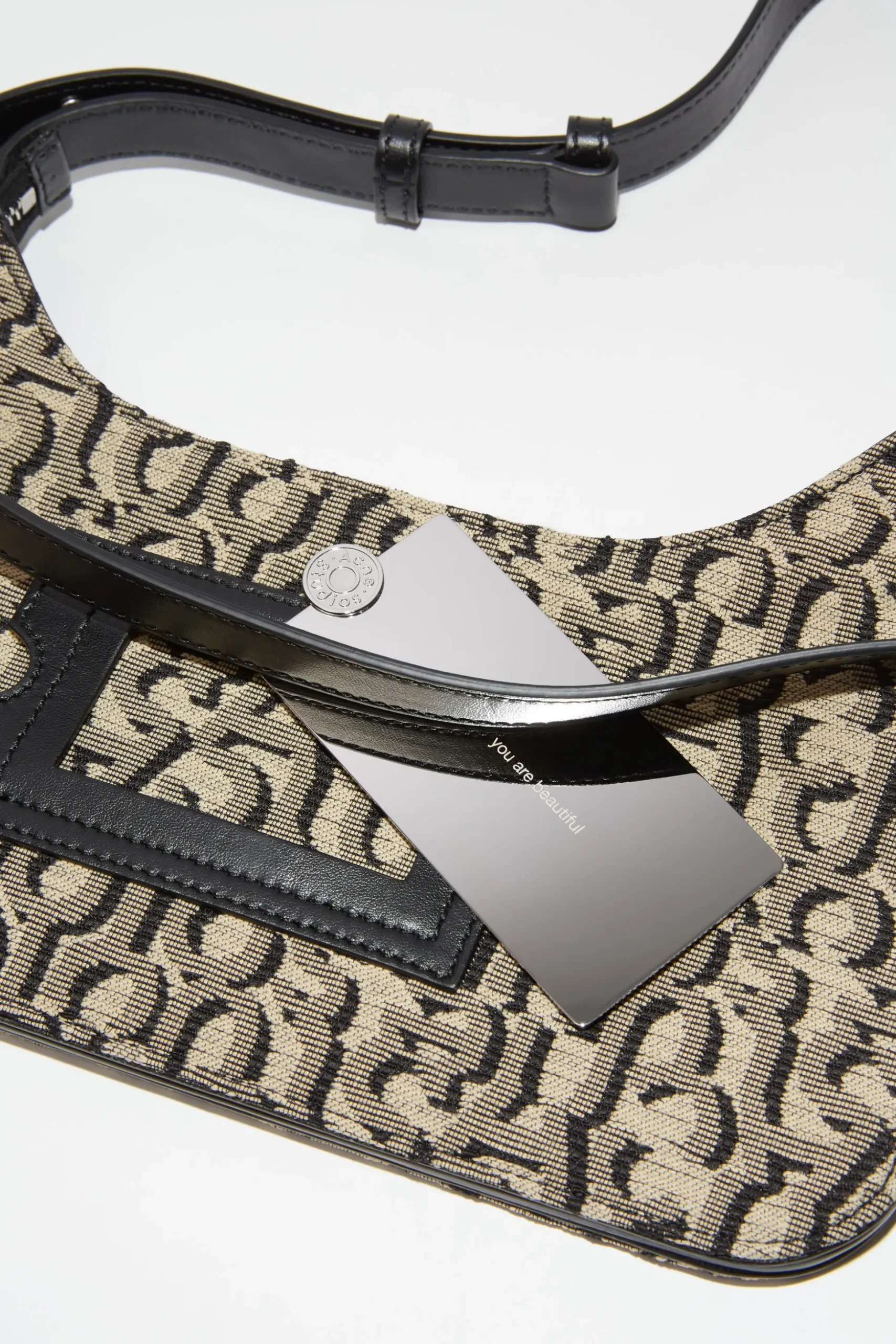Monogramm Platt Mini-Tasche