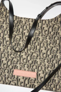 Monogramm Platt Schultertasche