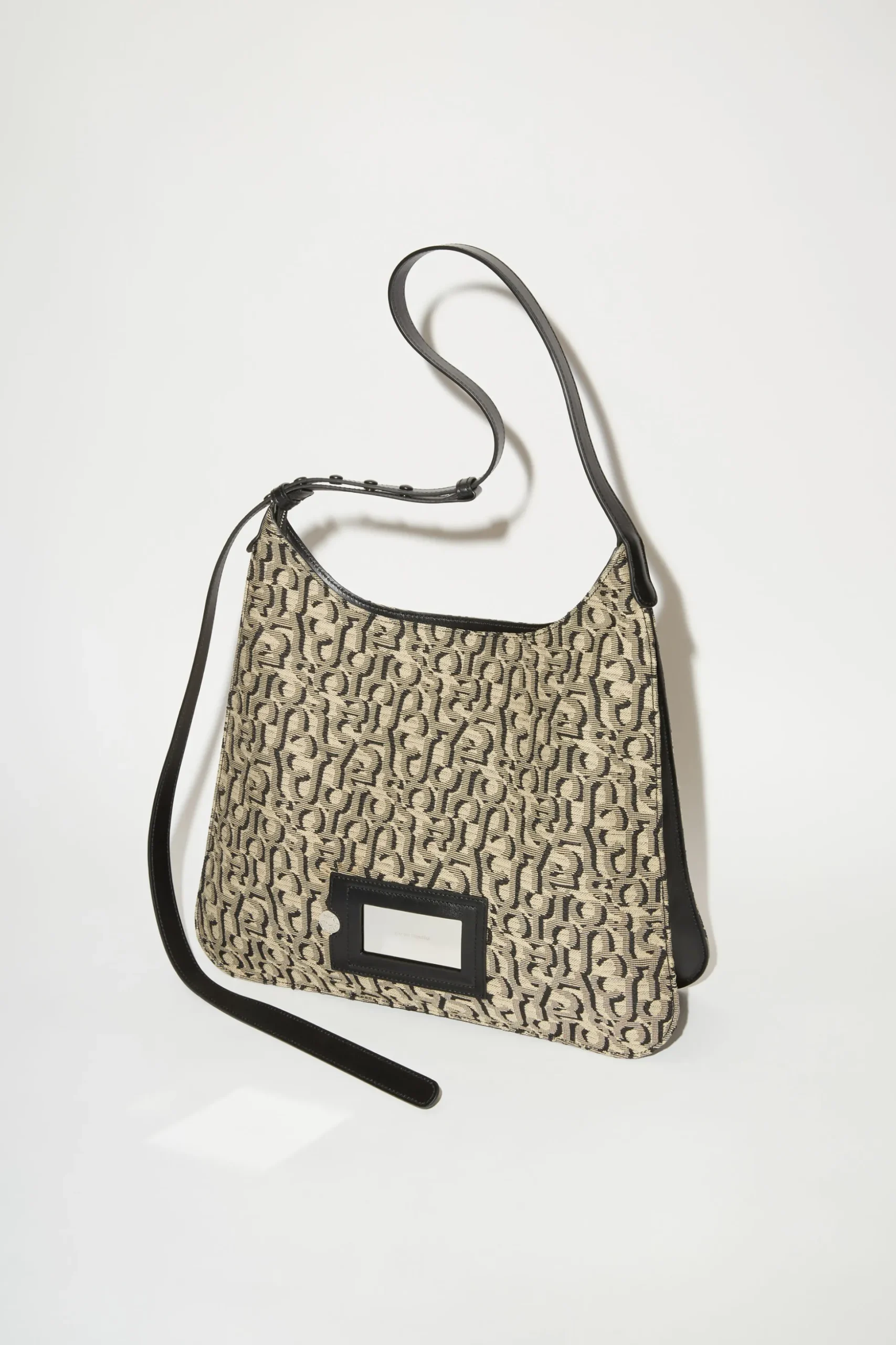 Monogramm Platt Schultertasche