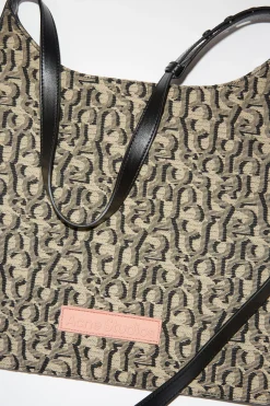 Monogramm Platt Schultertasche