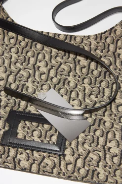Monogramm Platt Schultertasche