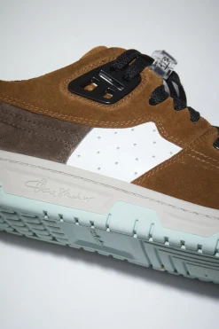 Niedrige Basketball-Sneakers Aus Leder