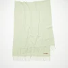 Oversized-Wollschal Mit Fransen
