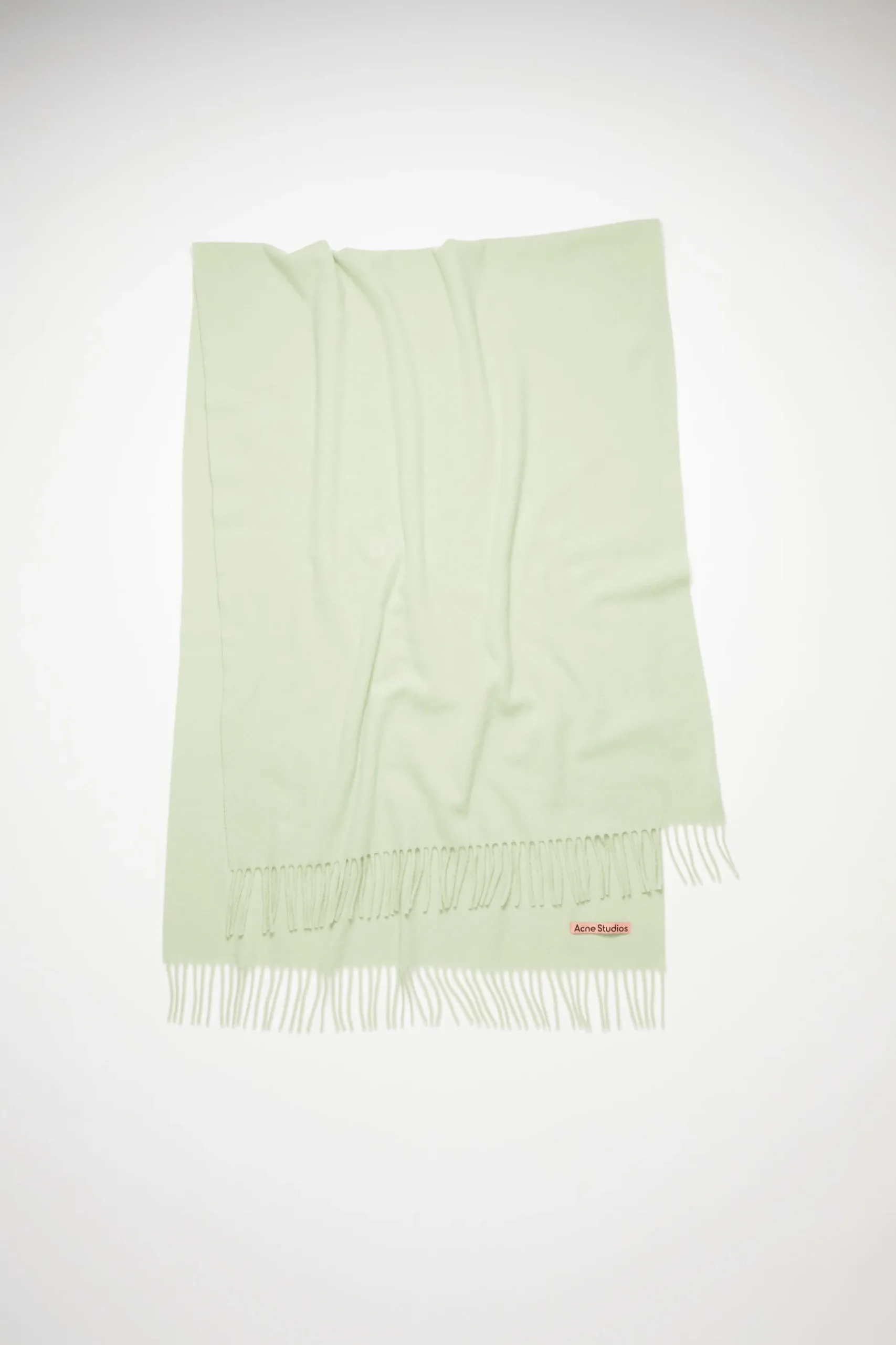 Oversized-Wollschal Mit Fransen