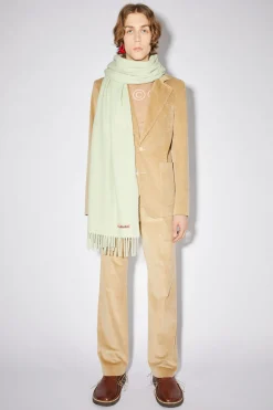 Oversized-Wollschal Mit Fransen