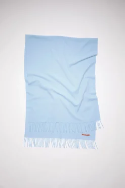 Oversized-Wollschal Mit Fransen