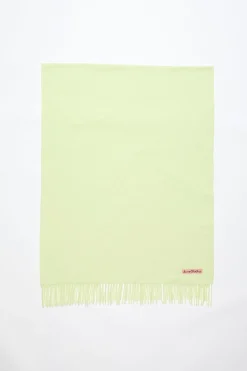 Oversized-Wollschal Mit Fransen