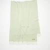 Oversized-Wollschal Mit Fransen