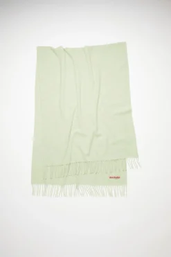 Oversized-Wollschal Mit Fransen