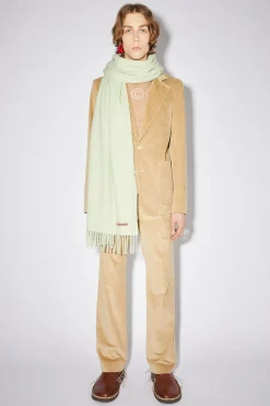 Oversized-Wollschal Mit Fransen
