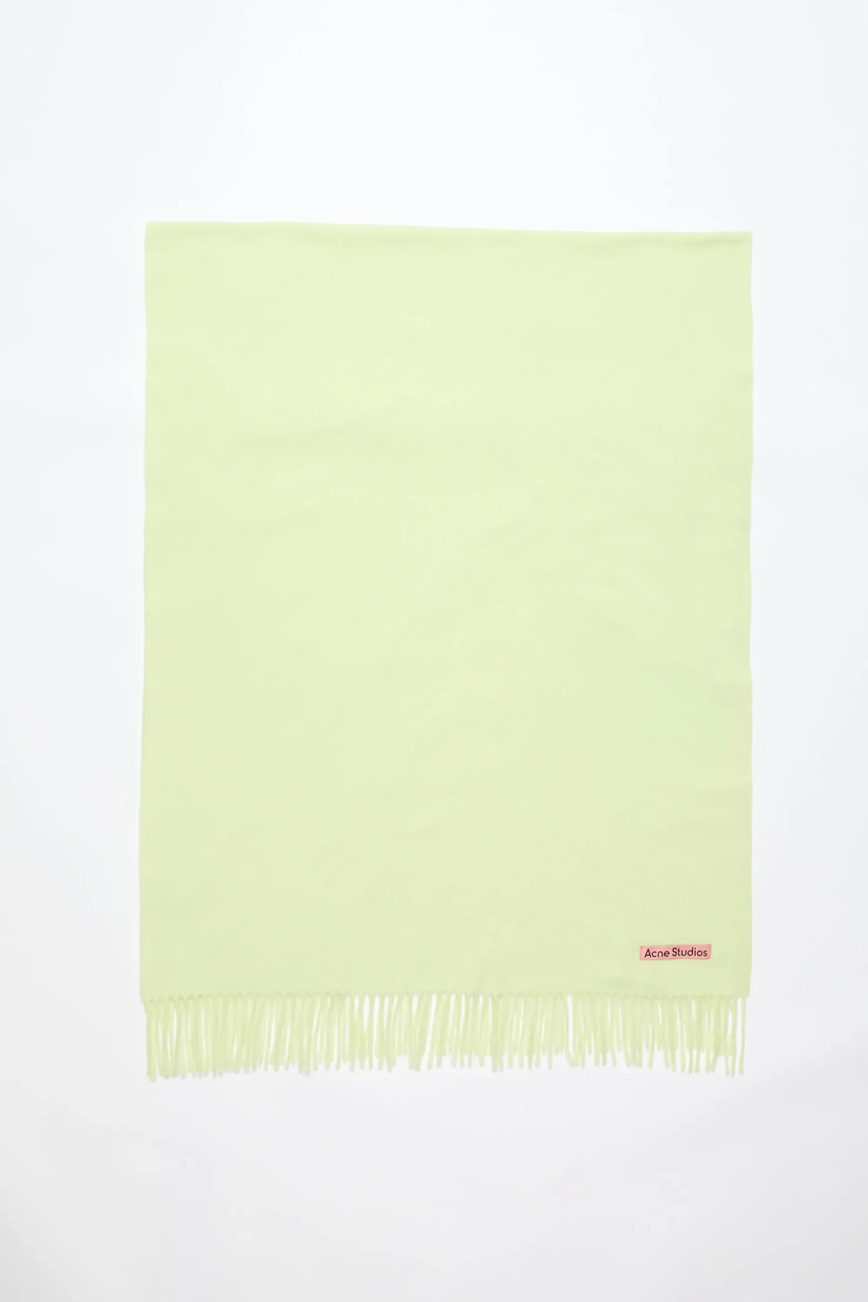 Oversized-Wollschal Mit Fransen
