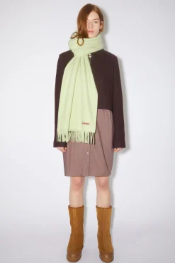 Oversized-Wollschal Mit Fransen