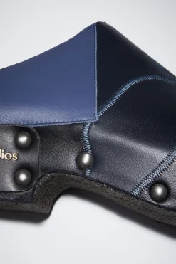 Patchwork-Mules Mit Nieten