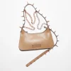 Platt Mini-Schultertasche Mit Spikes