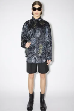 Plissierte Shorts