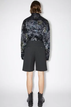 Plissierte Shorts