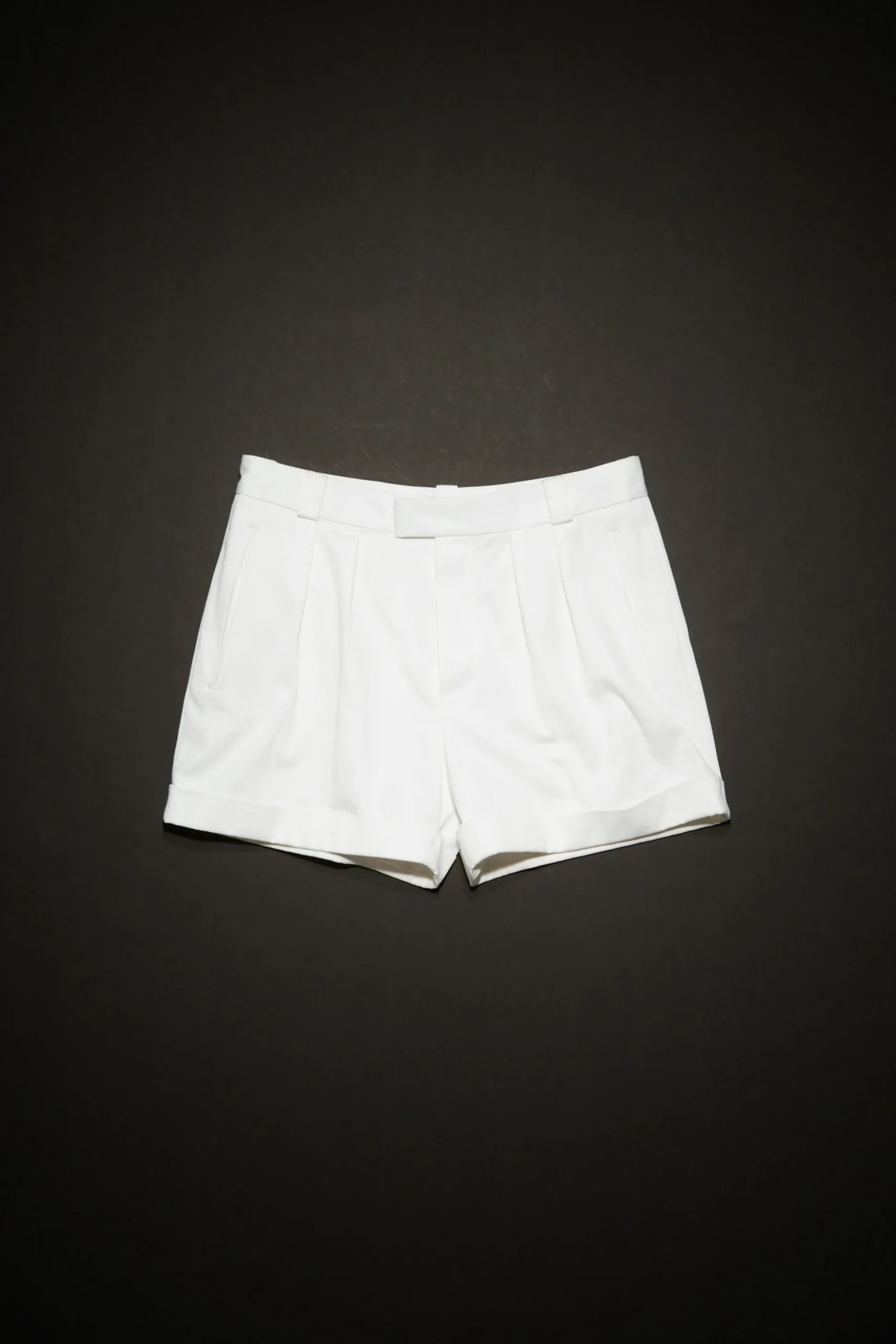 Plissierte Shorts Aus Twill