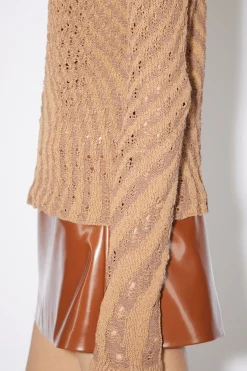 Pullover Aus Geripptem Jacquard