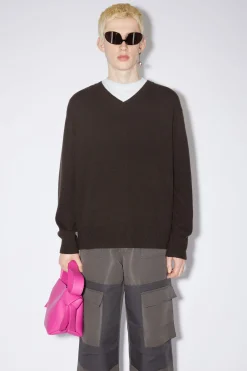 Pullover Aus Wolle Und Cashmere Mit V-Ausschnitt