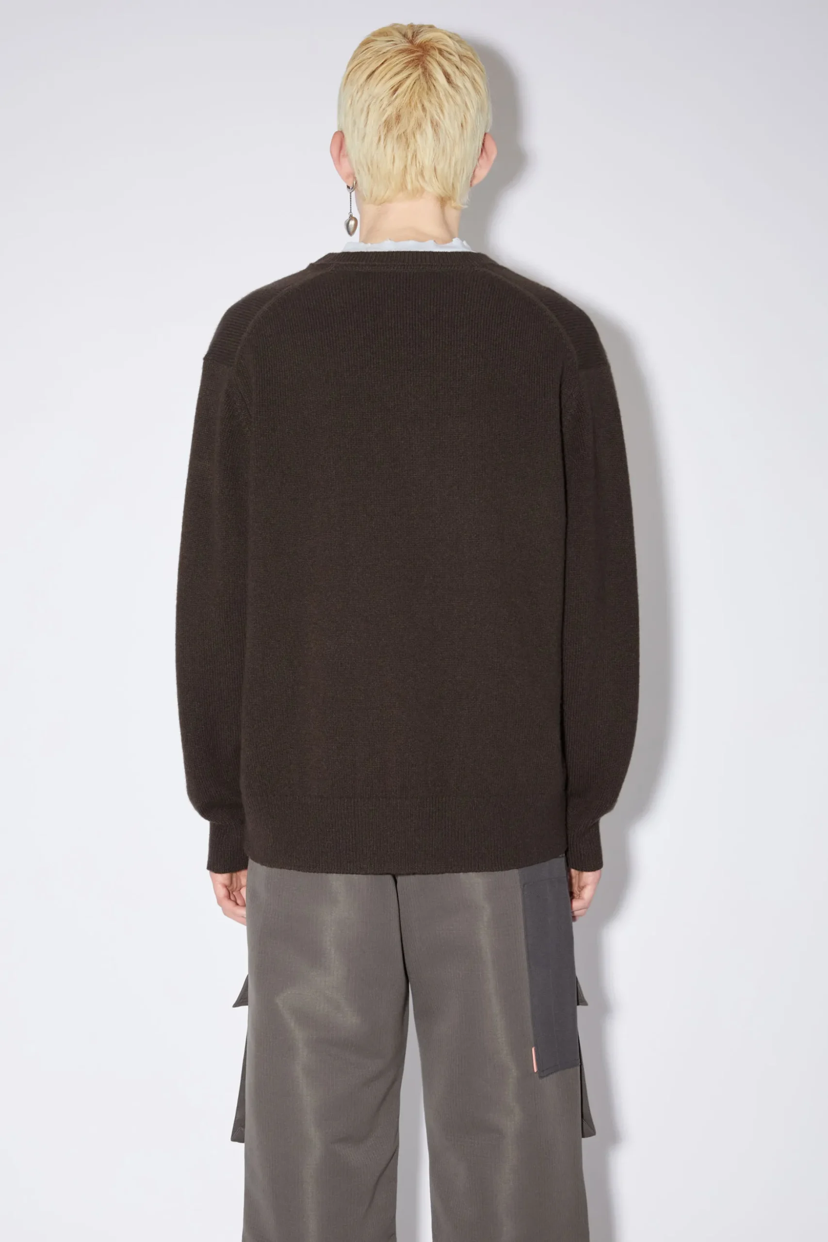 Pullover Aus Wolle Und Cashmere Mit V-Ausschnitt