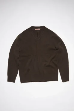 Pullover Aus Wolle Und Cashmere Mit V-Ausschnitt