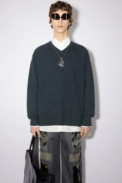 Pullover Aus Wolle Und Cashmere Mit V-Ausschnitt