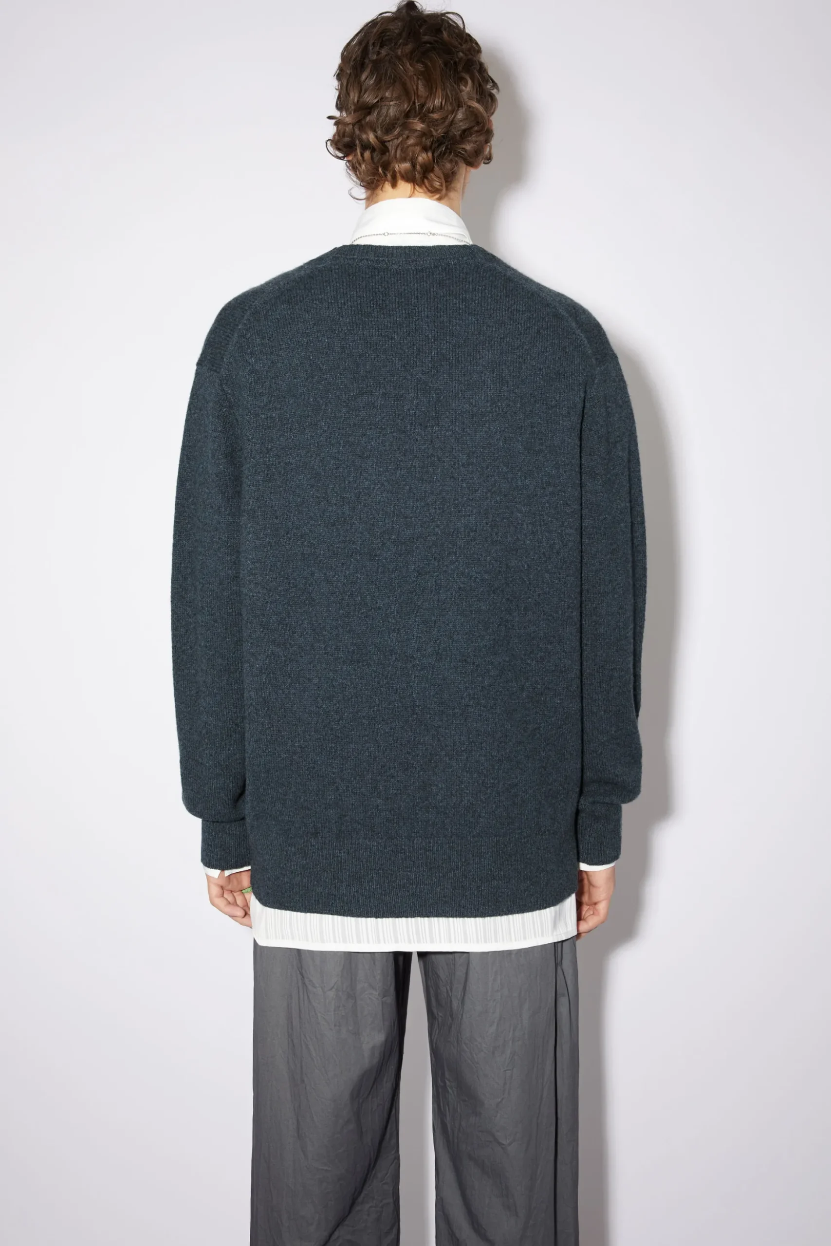 Pullover Aus Wolle Und Cashmere Mit V-Ausschnitt