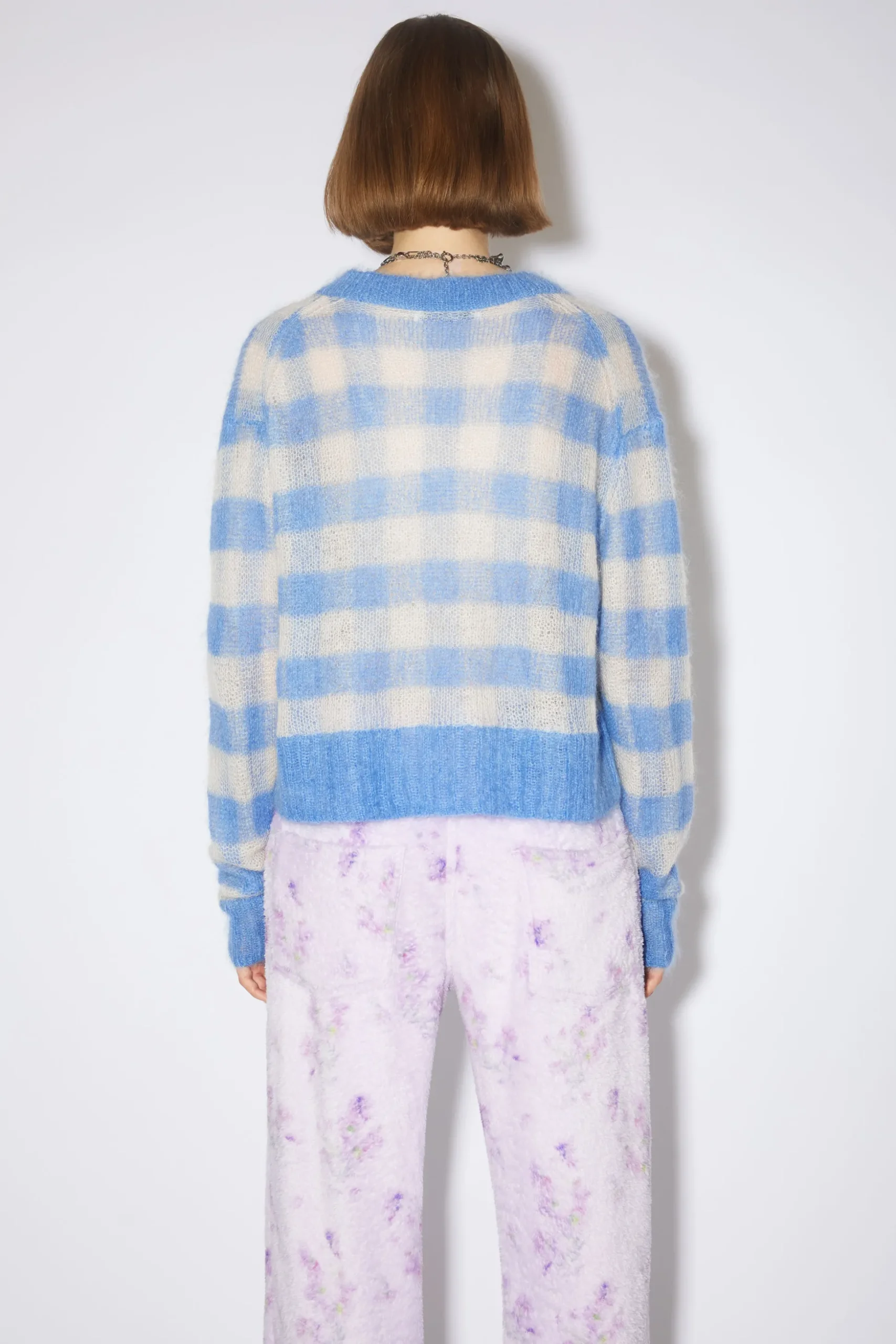 Pullover Mit Vichy-Karo