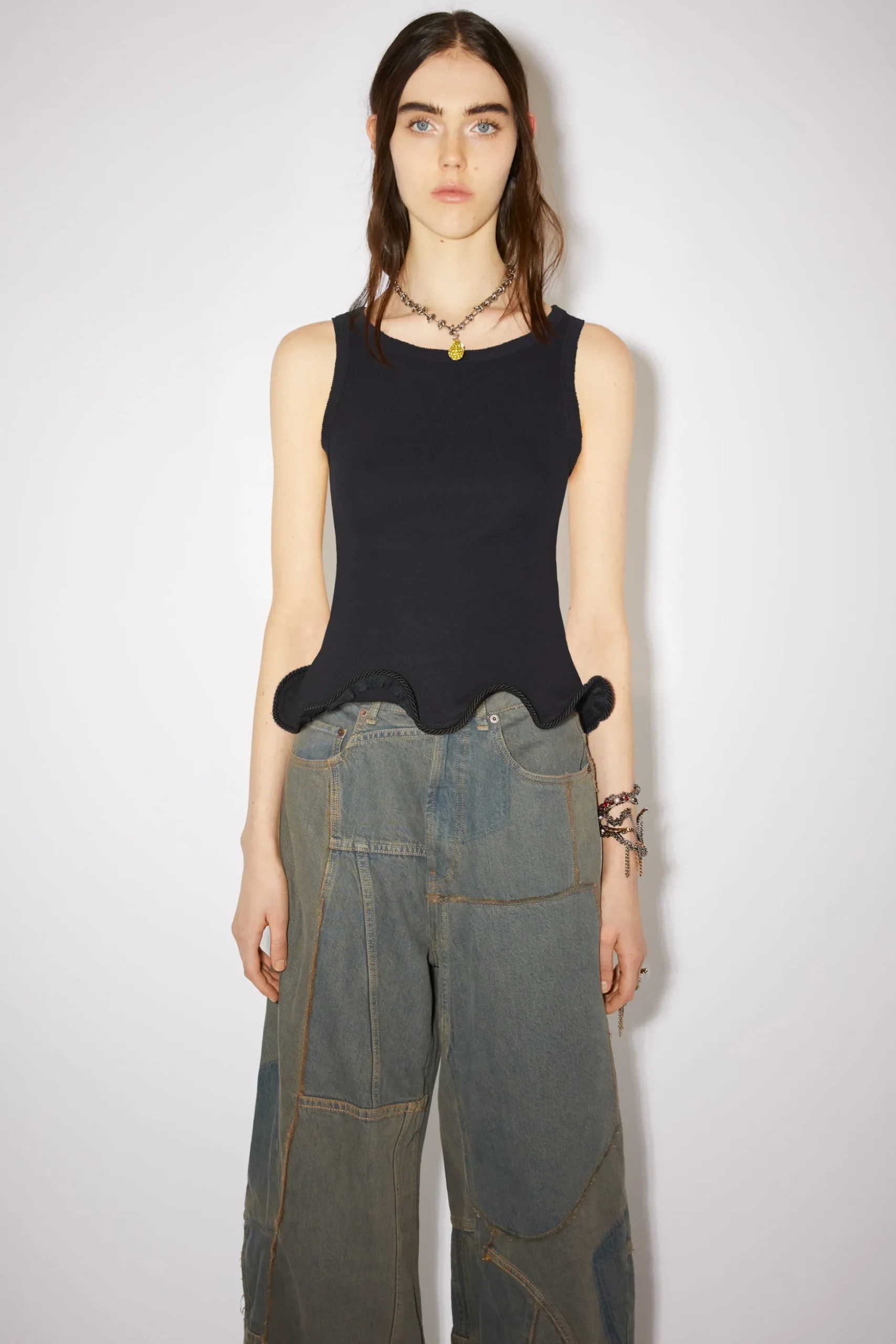 Ribbed Sleeveless Top