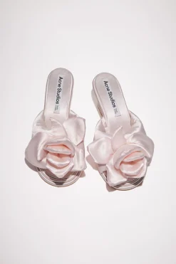 Sandalen Mit Keilabsatz Aus Satin