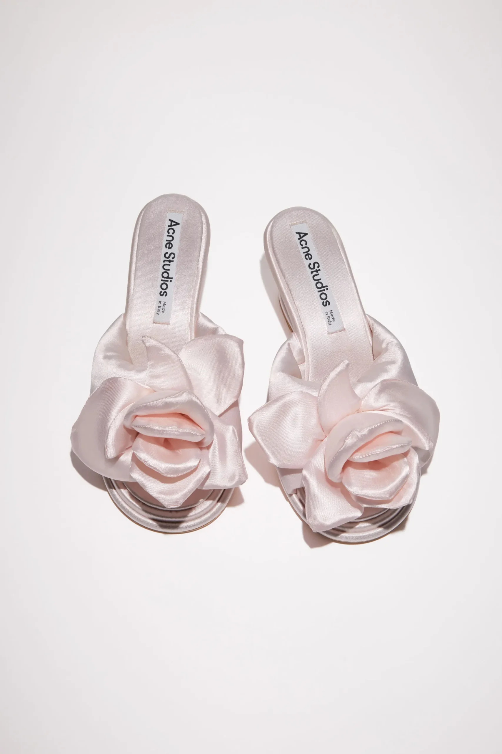 Sandalen Mit Keilabsatz Aus Satin