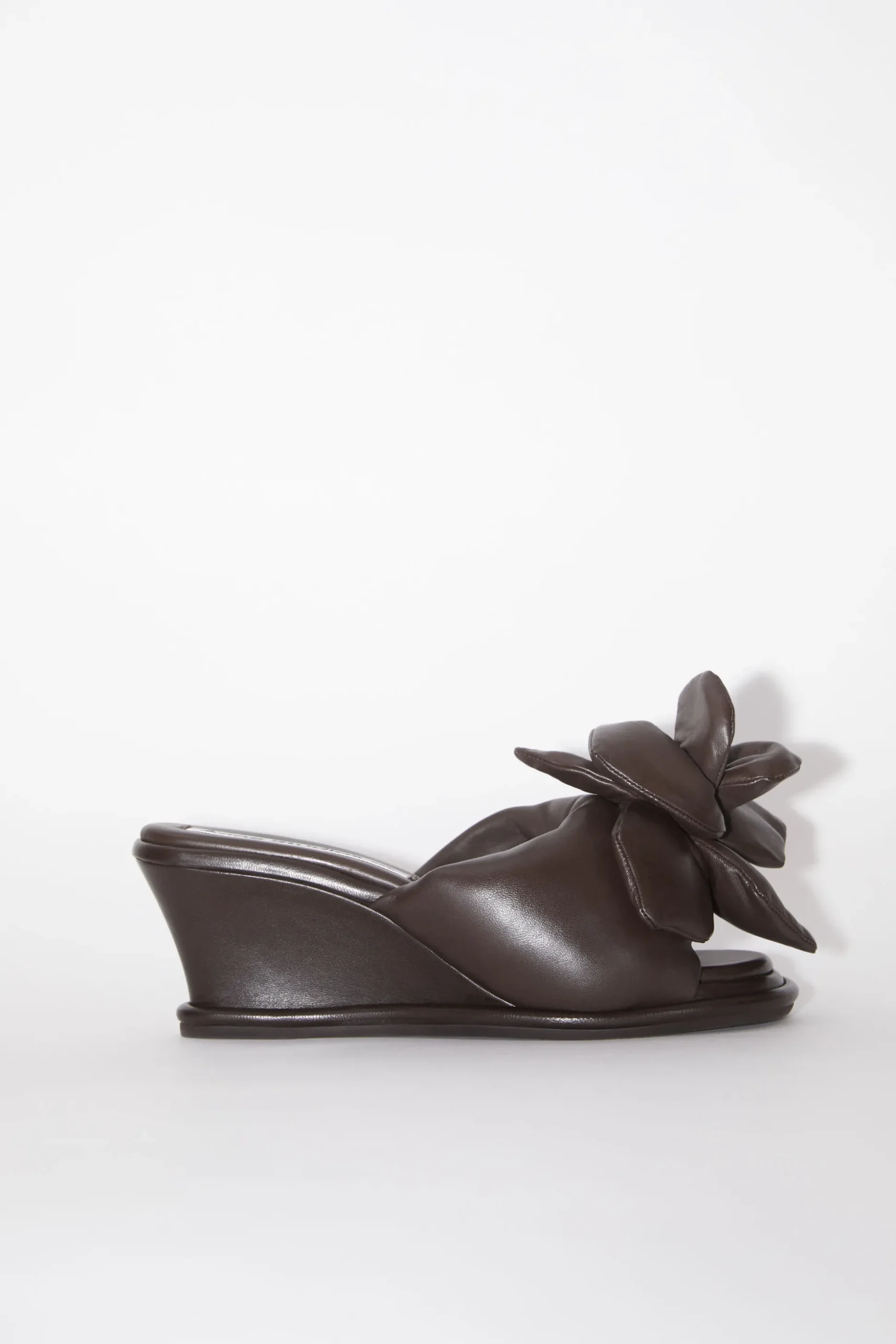 Sandalen Mit Keilabsatz Aus Leder