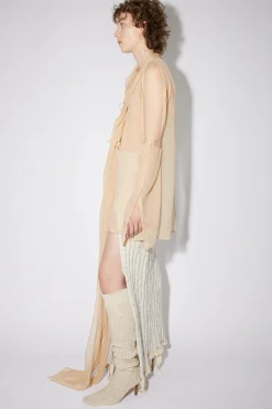 Seidenbluse Zum Schnuren