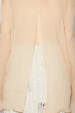 Seidenbluse Zum Schnuren