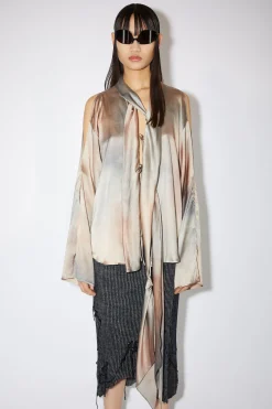 Seidenbluse Zum Schnuren
