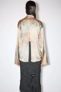 Seidenbluse Zum Schnuren