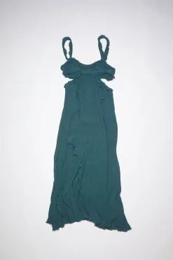 Slipdress Mit Ruschen