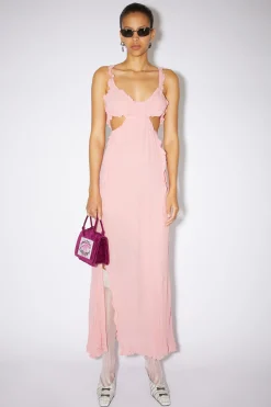 Slipdress Mit Ruschen