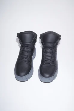 Sneaker Aus Leder Zum Schnuren Am Knochel