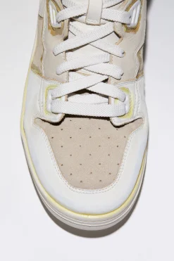 Sneakers Aus Leder Mit Hohem Schaft