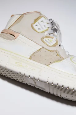 Sneakers Aus Leder Mit Hohem Schaft