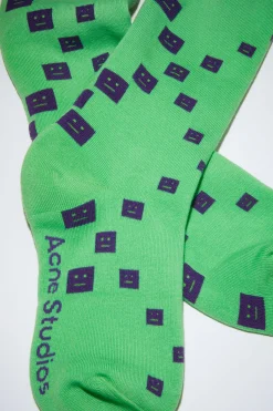 Socken Mit Face-Logo