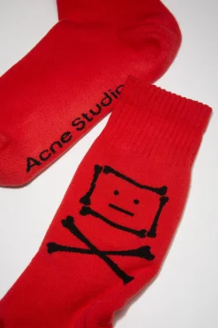 Socken Mit Totenkopf-Face
